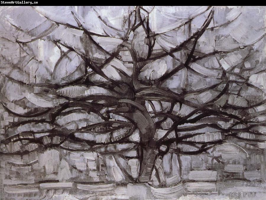 Piet Mondrian Grey tree